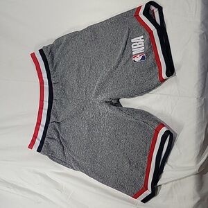 NBA Shorts Men's Gray Cotton Sweat Casual/Active Size XL